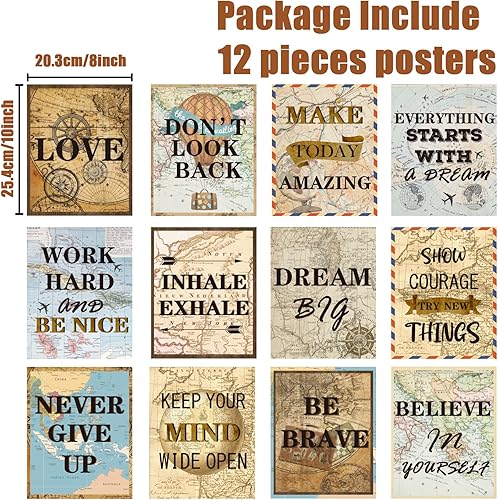 Miniatura 2 de 12 impresiones artísticas inspiradoras de flores rústicas para pared, carteles temáticos de suculentas, tablón de anuncios, póster motivacional para