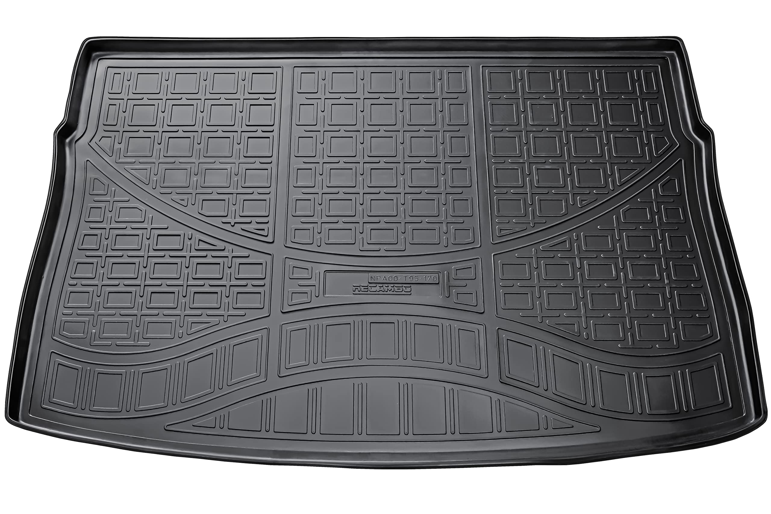 Recambo Alfombrilla de Goma para Maletero para VW Golf 7 Hatchback | 5G1 | 2012-2020 | Suelo Superior | Ajuste con Borde