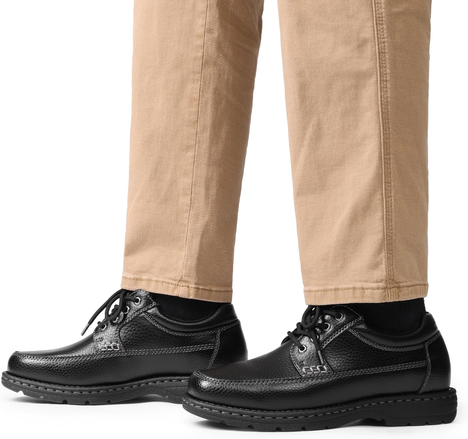 Bruno Marc Men's Sqaure Toe Dress Shoes Formal Business Oxfords - Image 6