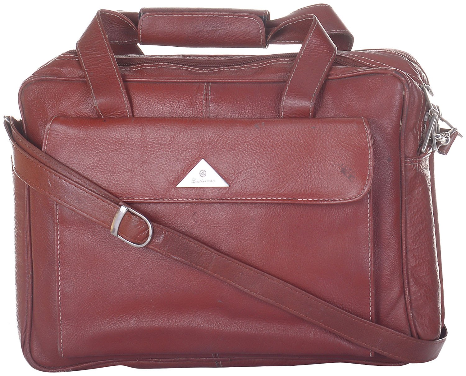Leatherman Leather Tan Laptop Bag