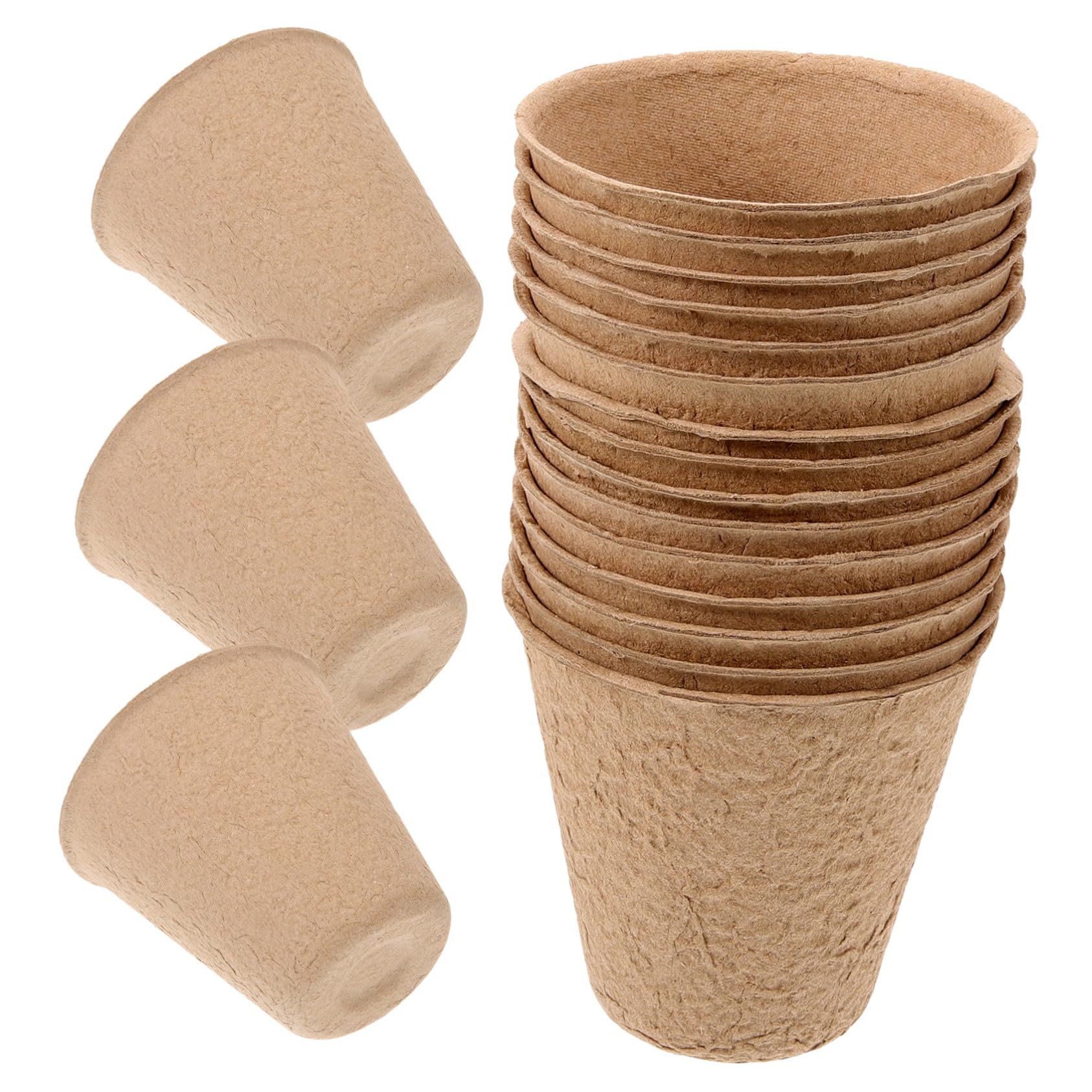 Sosoport Pot en pulpe pour semis 110 pcs repiquage Plantes Potager