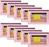 Pencil Pouch 3 Ring, Zipper Pencil Pouches Case Binder Cosmetic Bag 10 Pack