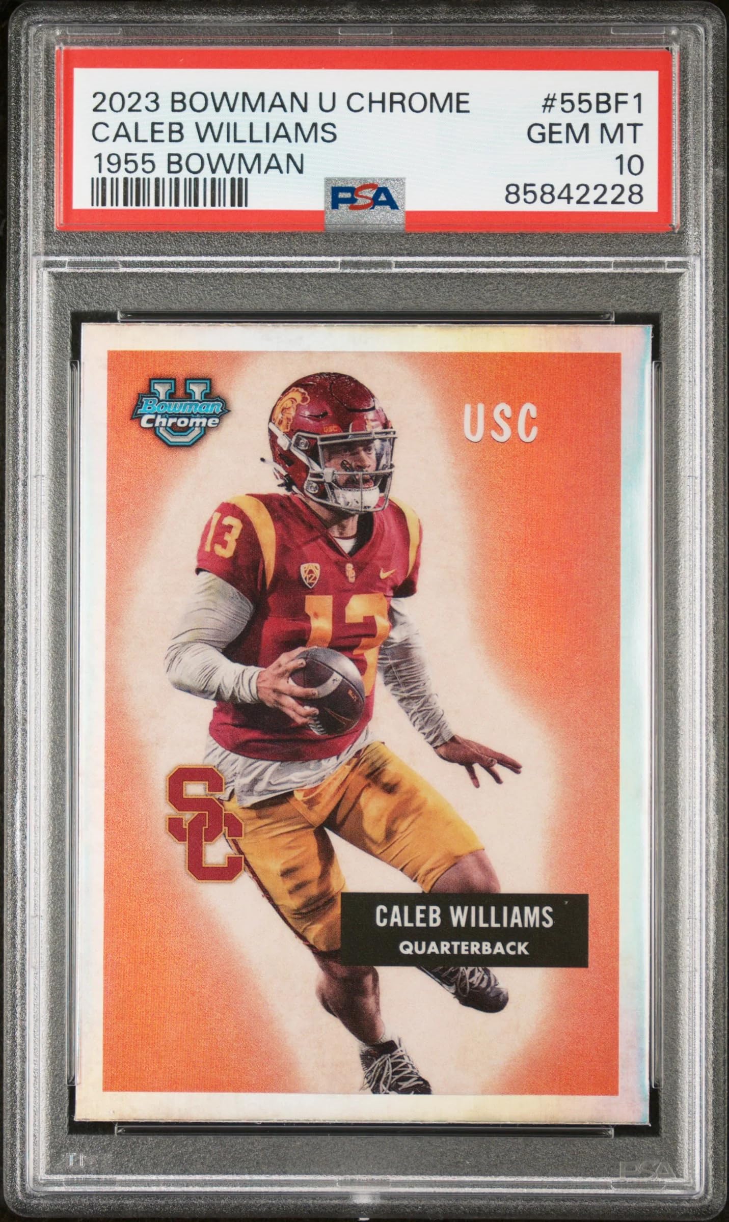 Amazon.com: Graded 2023 Topps Bowman U Chrome Caleb Williams 