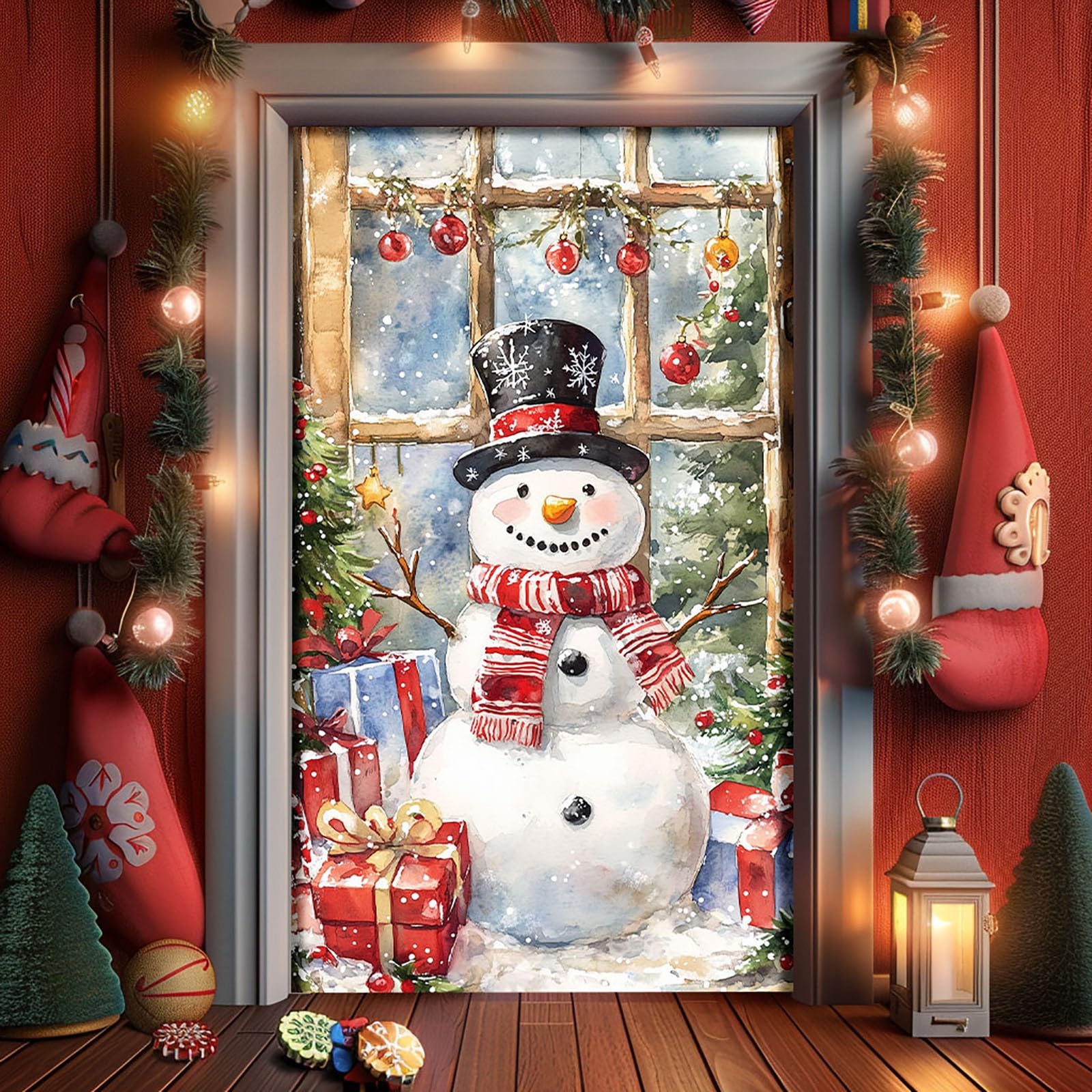 4 Pcs Weihnachtsmann Dekoration Kind Weihnachten Hängendes Handtuch