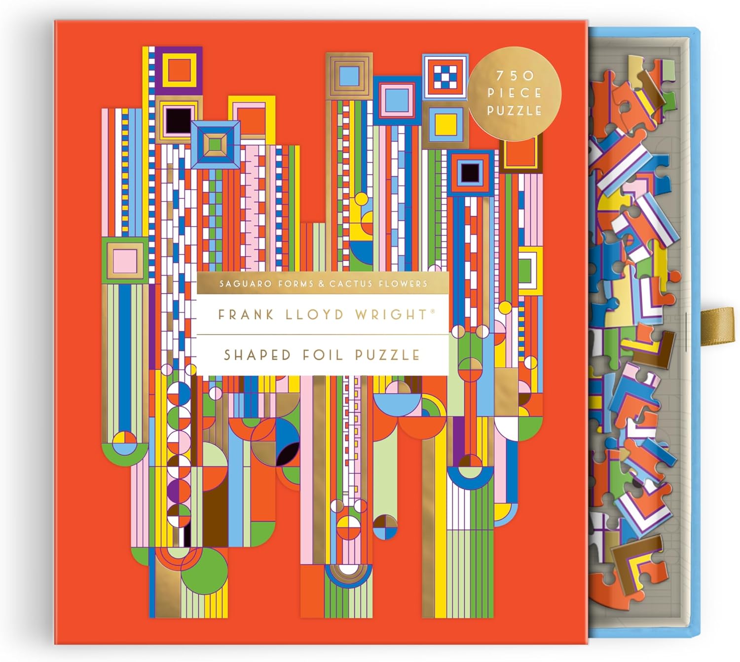 Frank Lloyd Wright​ Saguaro Cactus & Forms​ 750 Piece Shaped Foil Puzzle
