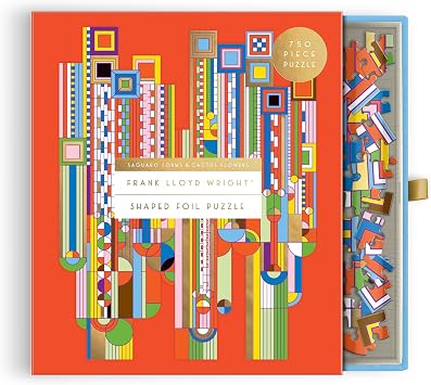 Frank Lloyd Wright Saguaro Cactus & Forms 750 Piece Shaped Foil Puzzle