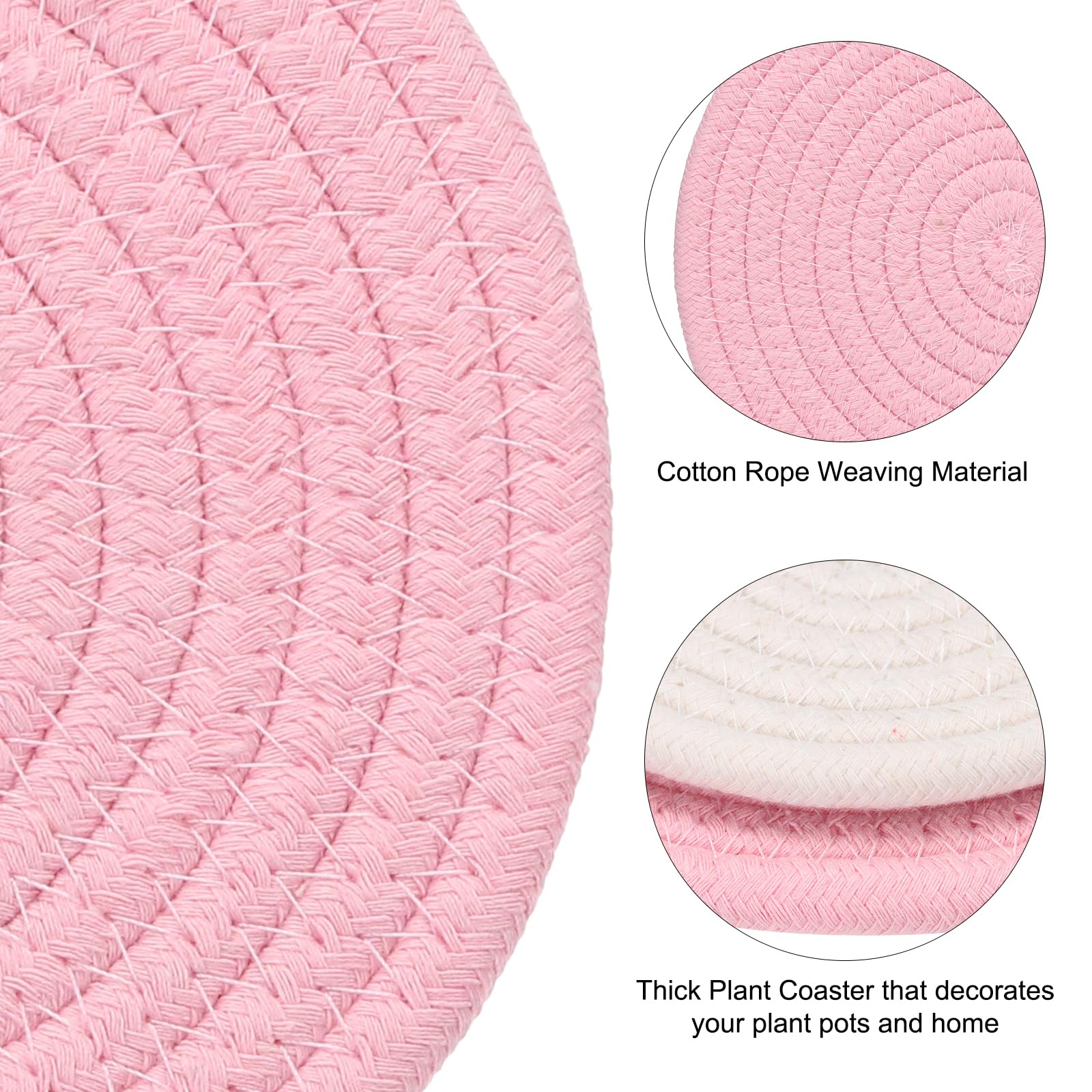 PATIKIL Plant Coasters 4 Inch 7 Inch - Image 4