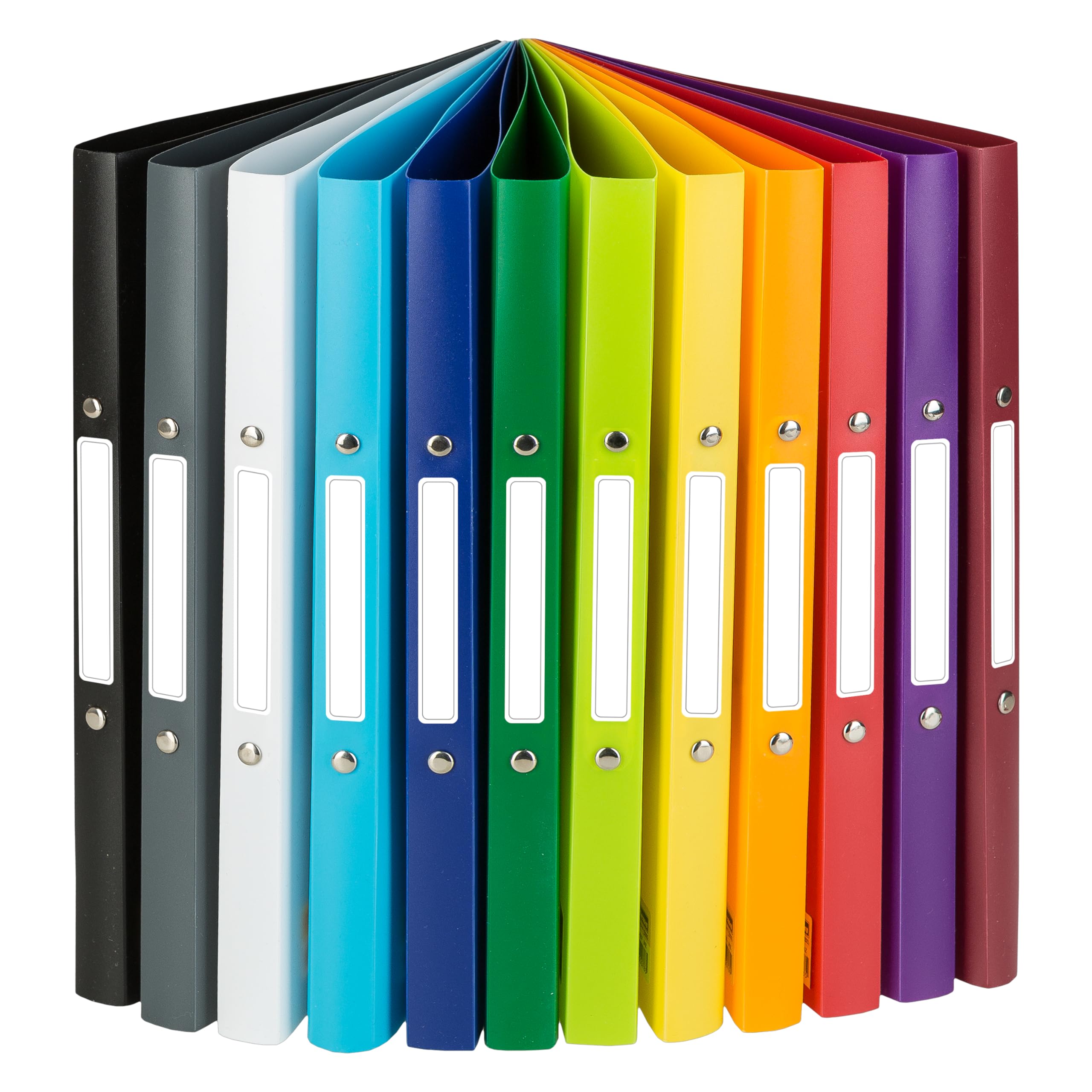 Idena10426 Ring Binder DIN A4 2 Ring Mechanism 20 mm Wide in 12 Set of 12