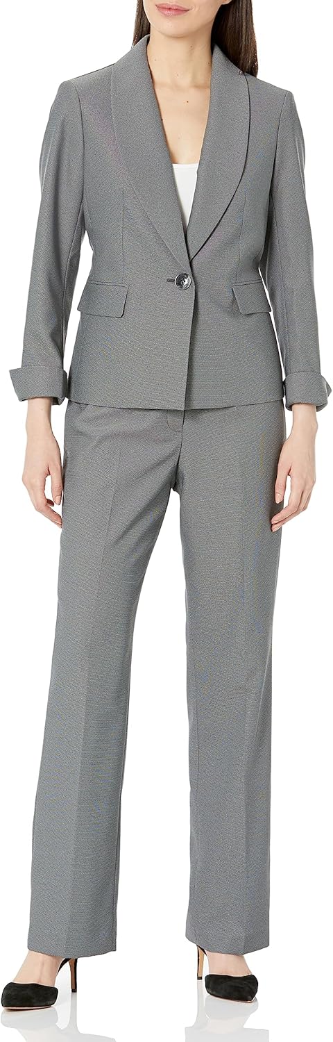Women's 1 Btn Shawl Clr JKT/Pant