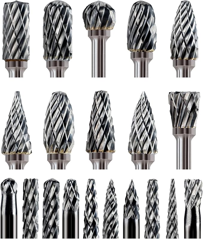 20 Pcs Carbide Burr Bits 1