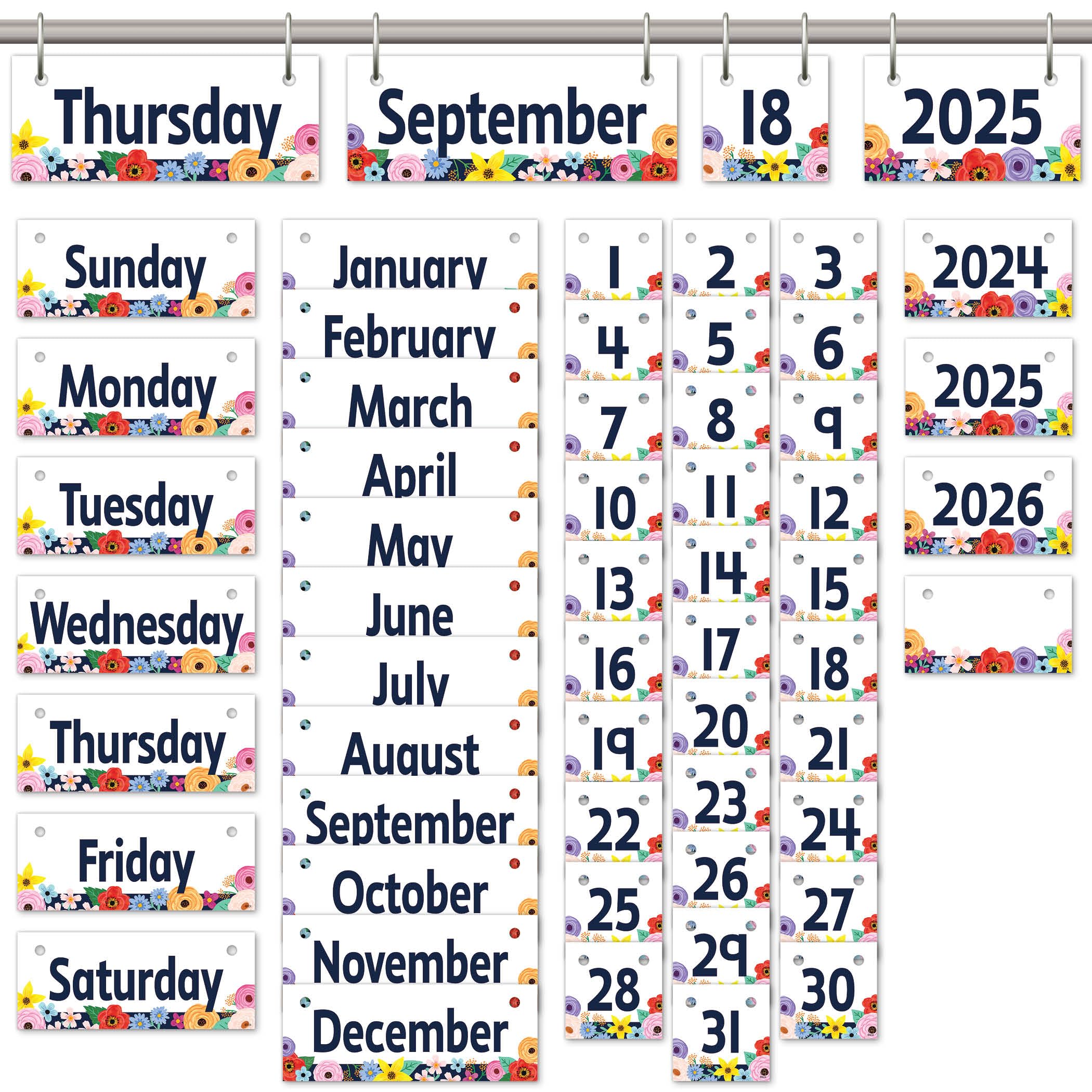 Wildflowers Flip Calendar