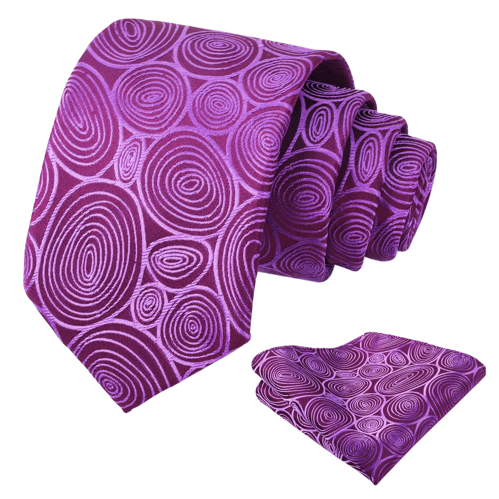 Alizeal Mens 3.15'' Gradient Novelty Tie Set with Pocket Square