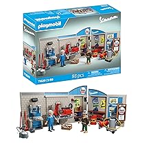 PLAYMOBIL Cars 71620 Garage Vespa Anni ’60, comprensiva di Piattaforma di Sollevamento Mobile, con Accessori per un’autentica Officina, per Tutti Gli Appassionati di Veicoli, Bambini e Adulti
