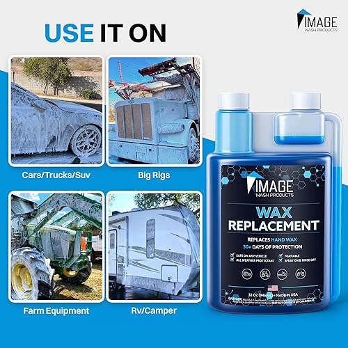 Miniatura 5 de Image Wash Products Repuesto de cera espumable protector para vehículos de cualquier tamaño Espuma encendida y enjuaga