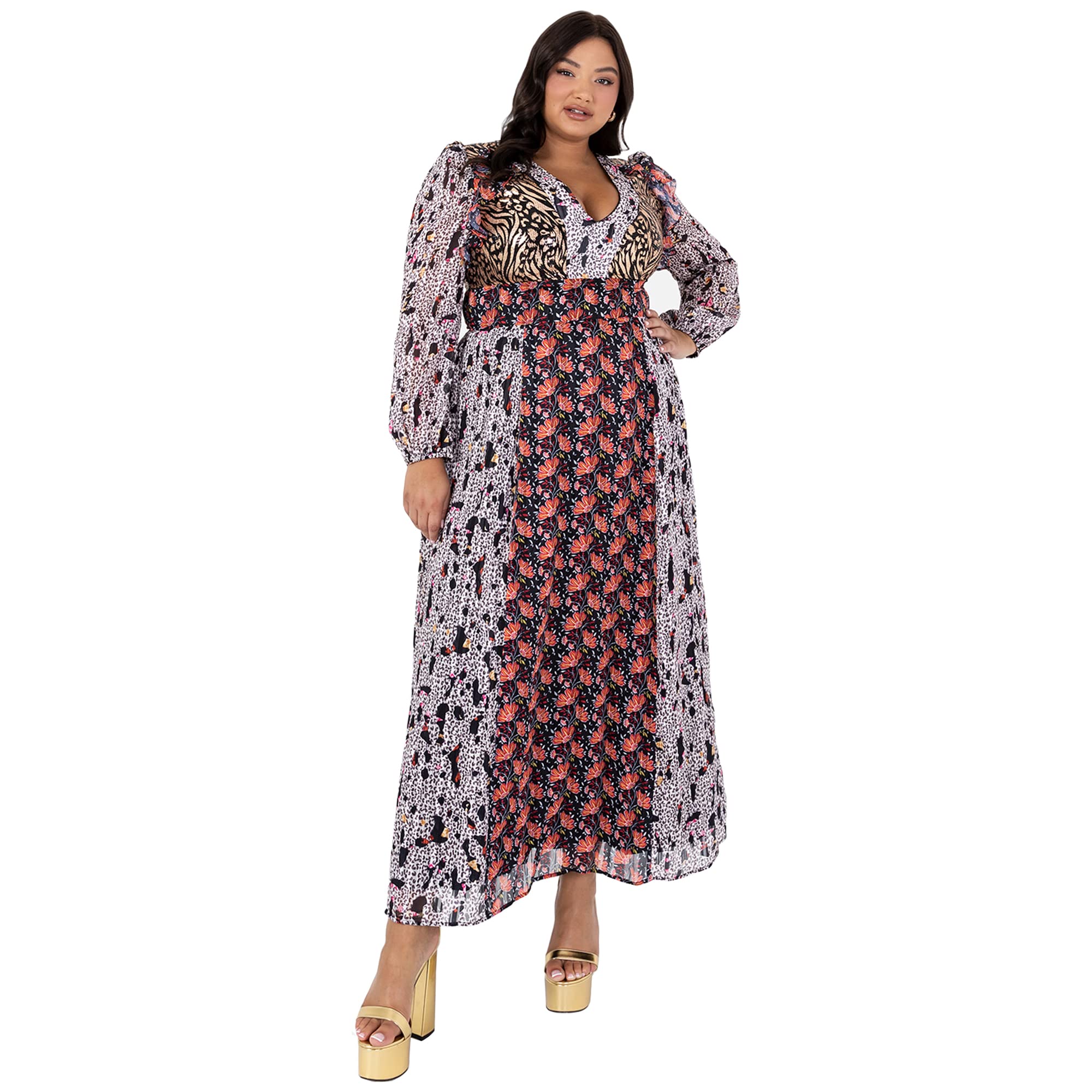 Lovedrobe Ladies Plus Size Dress from Women Flowers Size 24