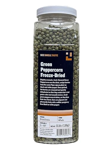 See Smell Taste Pimienta verde liofilizada, 0.3 libras