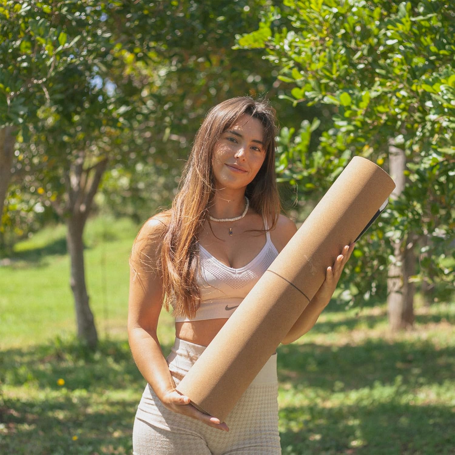 The Sun Mat 4mm Made With Cork And Recycled Natural Rubber • Yoga Mat