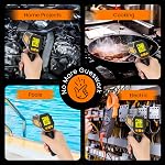 Thermomètre infrarouge Thermometre à température numérique Thermométrique laser de viande pour cuisiner, aliments, fours à pizza, griller, moteur, bonbons, intérieur HVAC Réfrigérateur -58°F à 1112°F (-50°C ~60°C)