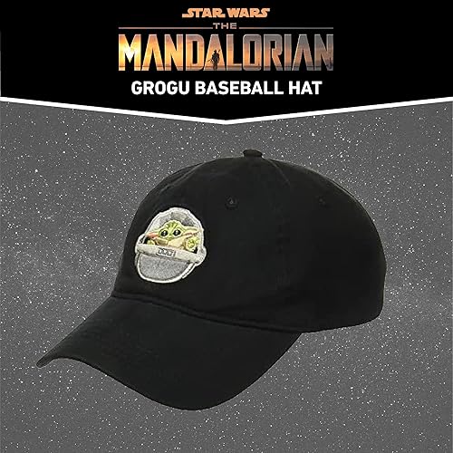 Miniatura 2 de Star Wars The Mandalorian The Child - Gorra de béisbol ajustable de algodón, gorra para papá Grogu