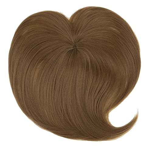 Miniatura 2 de IMISSU Extensión de cabello con clip, para cabello de estilo tupé, parte superior fina, para pérdida de cabello suave, volumen unisex (amarillo