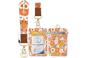 Lanyards for Keys with Convenient Wristlet Strap-Wallet for Car Keys & Wristlet ID Holder