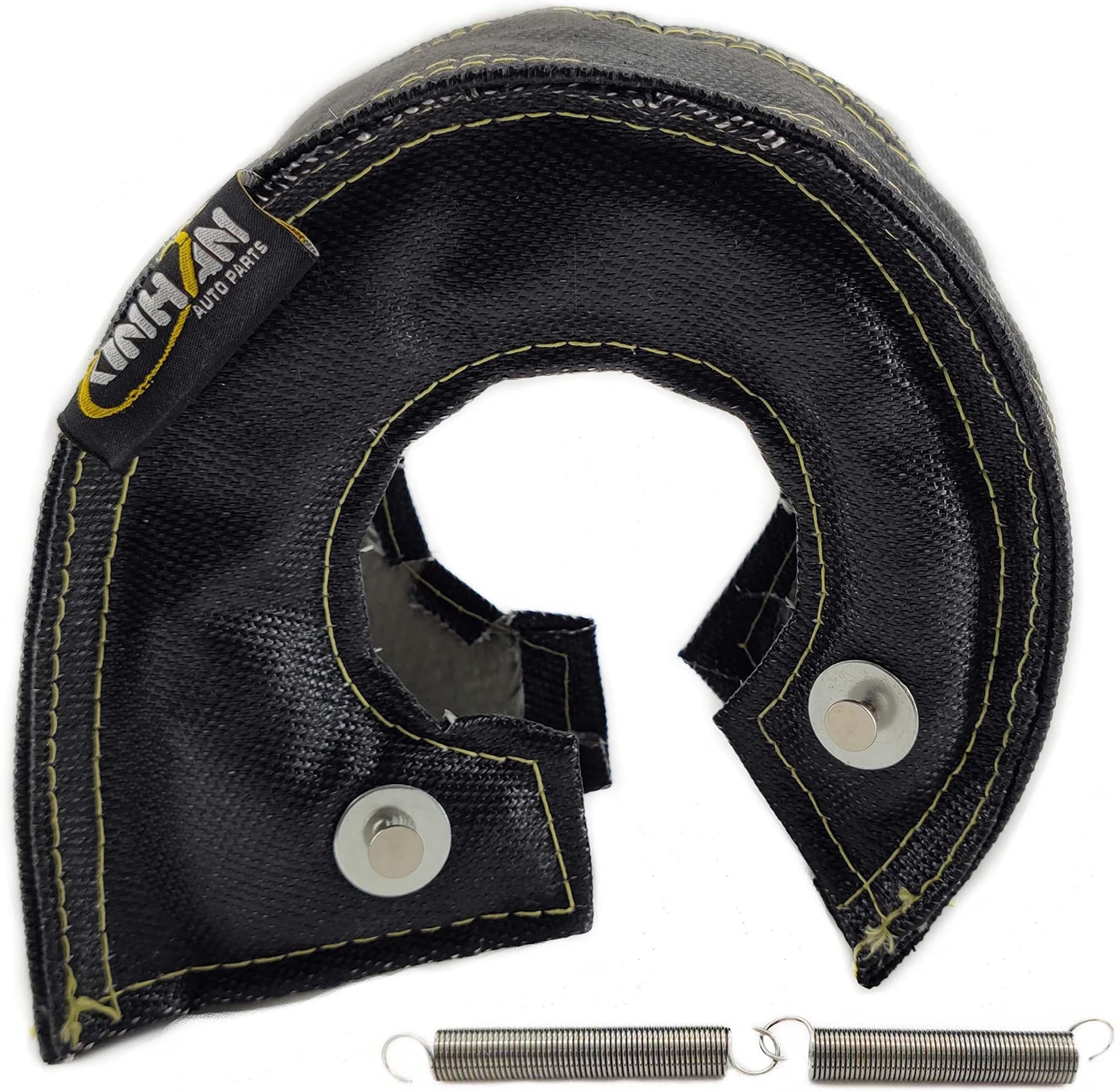 SWI Parts T3 Fiberglass Turbo Shield Turbo Blanket High Temperature (Black)