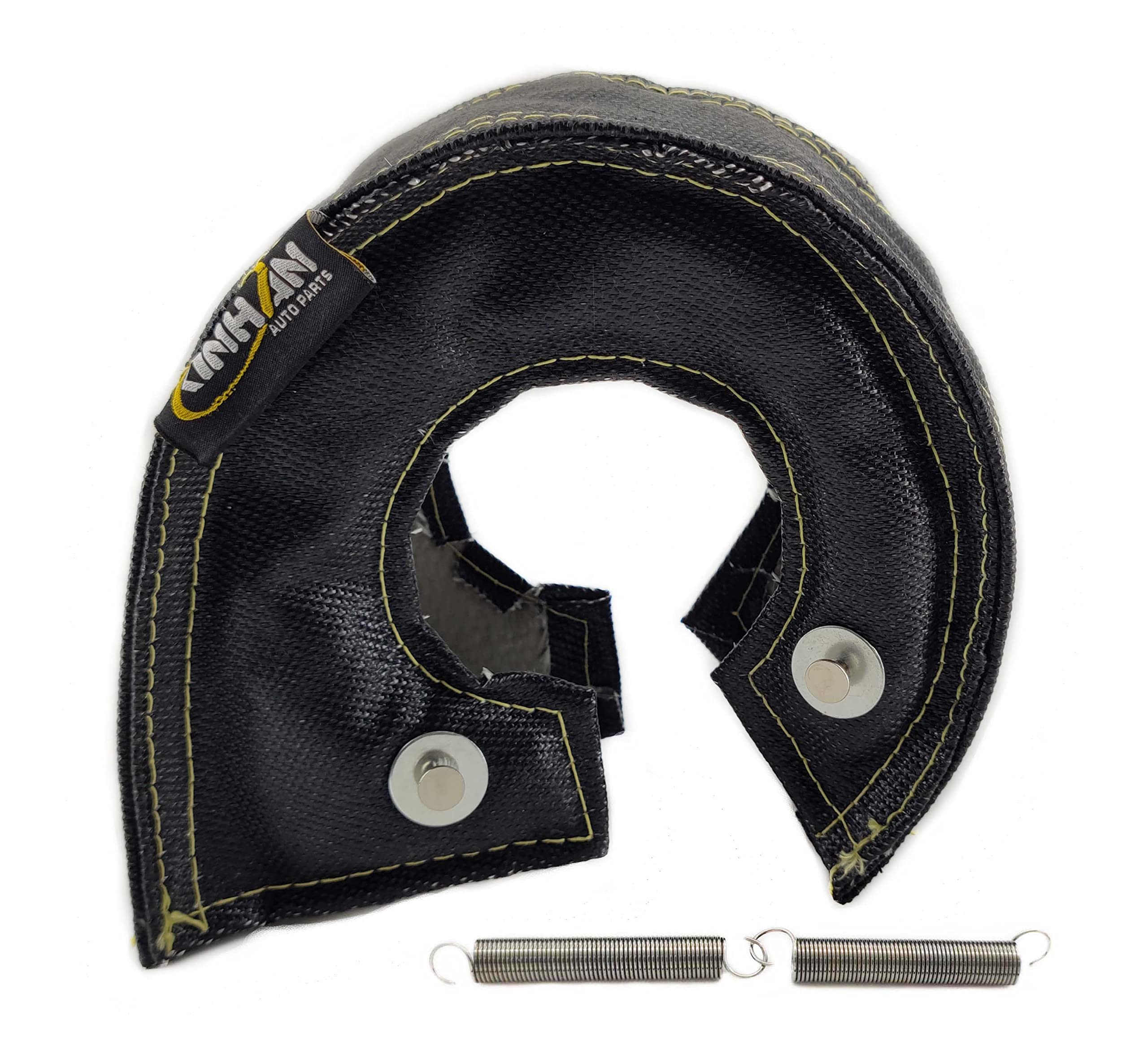 SWI Parts T3 Fiberglass Turbo Shield Turbo Blanket High Temperature (Black)