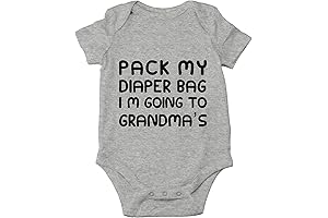 Pack My Diaper Bag, I'm Going To Grandma's House Baby Bodysuit