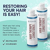 Vista 5 de Clinical Effects Acondicionador de terapia capilar – Acondicionador para el crecimiento del cabello para hombres y mujeres – Acondicionador profundo