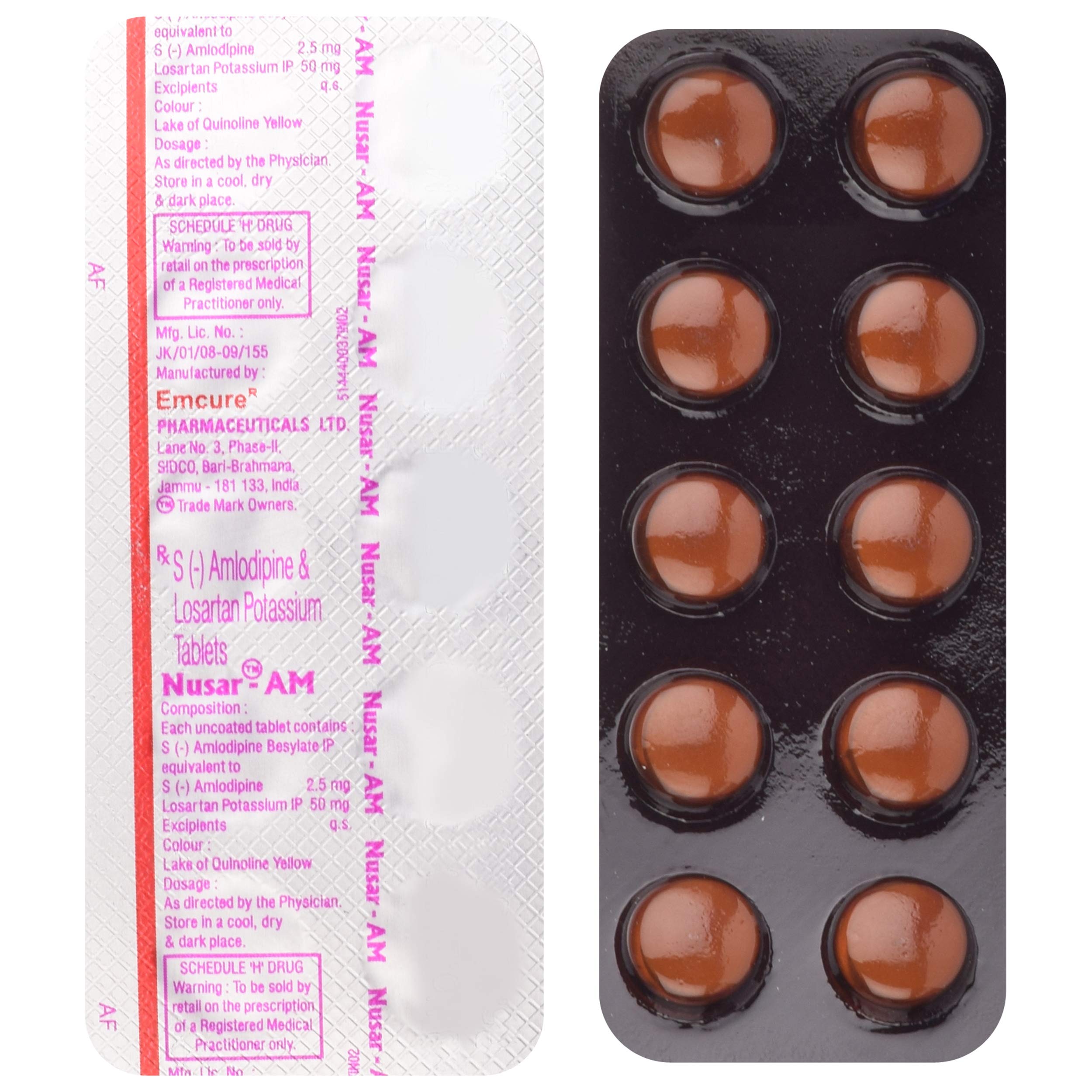 Nusar AM - Strip of 10 Tablets