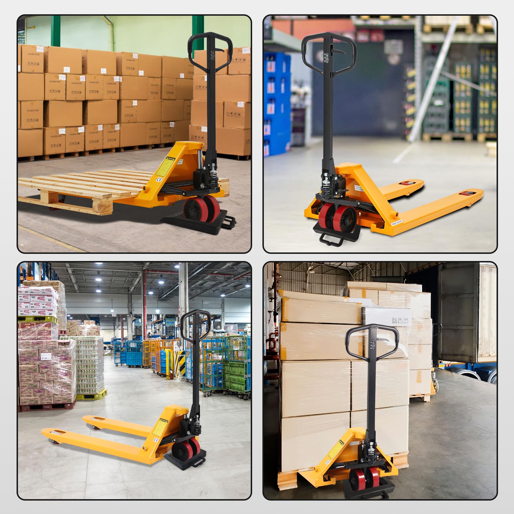 Pallet Jack Chocks - Heavy Duty Rubber Stoppers -7 Pallet Jack Chocks - Heavy Duty Rubber Stoppers -7