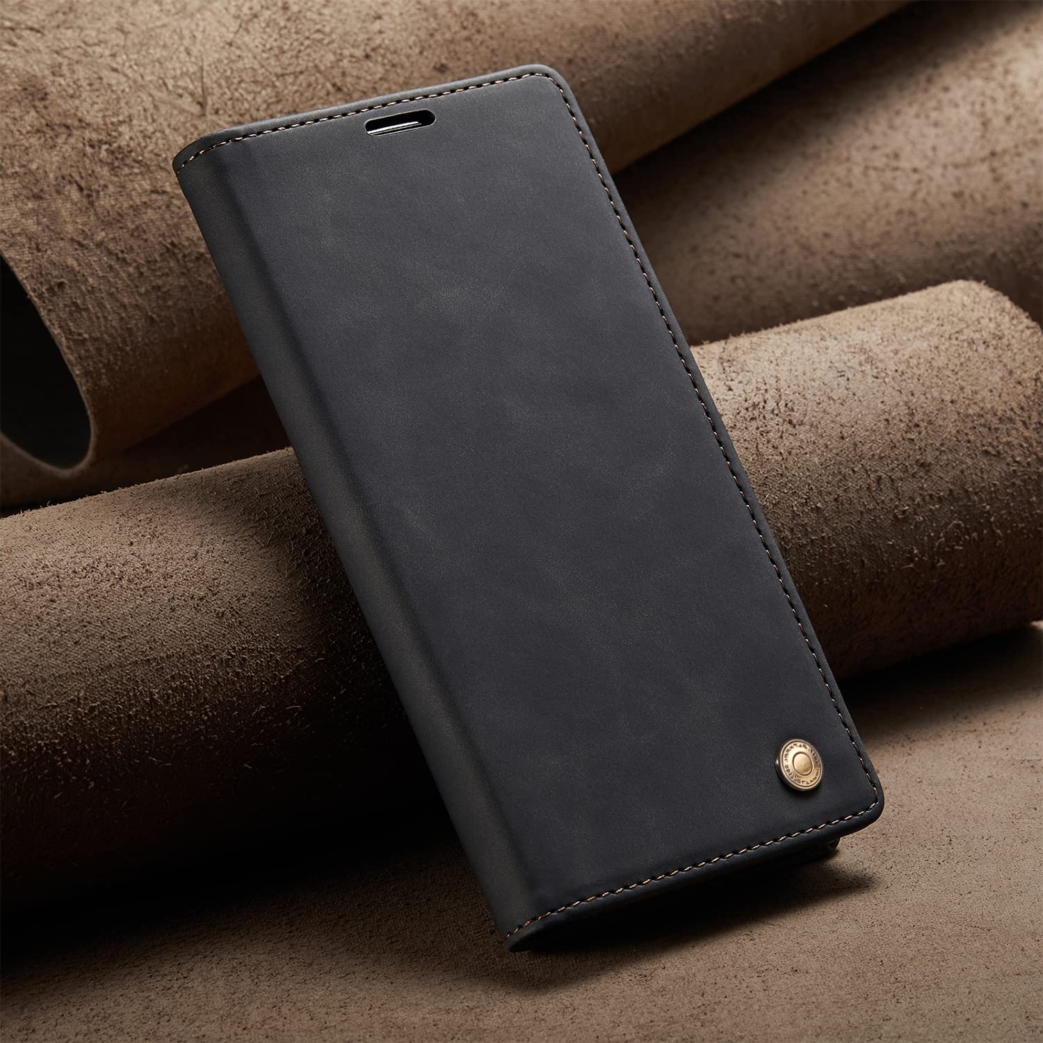 QLTYPRI Flip-Hülle Für Huawei P20 Pro – PU Leder Mit Kartenfach, Standfunktion & Vollschutz