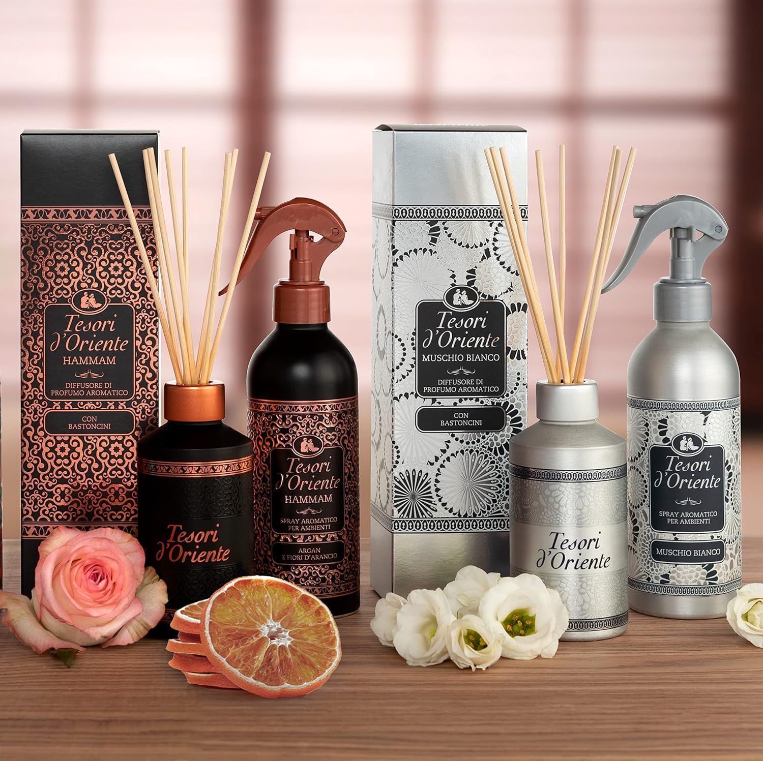 Tesori d’Oriente Weichspüler Set – 3er Pack – je 1160 ml – TOTAL 3480 ml – Byzantium, Hammam & Ayurveda – Konzentrierter Duftweichspüler – 3 Duftsorten Veltao set