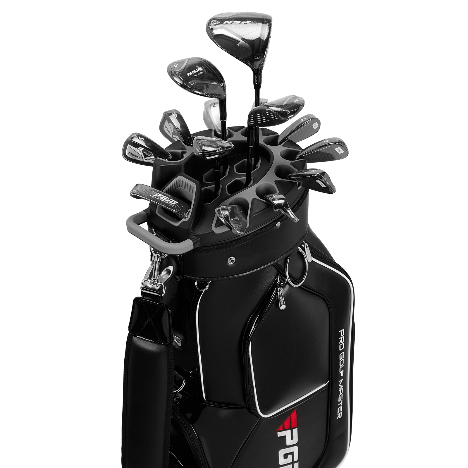 Amazon.com: PGM Golf Cart Bag with 14 Way Organizer Divider Top