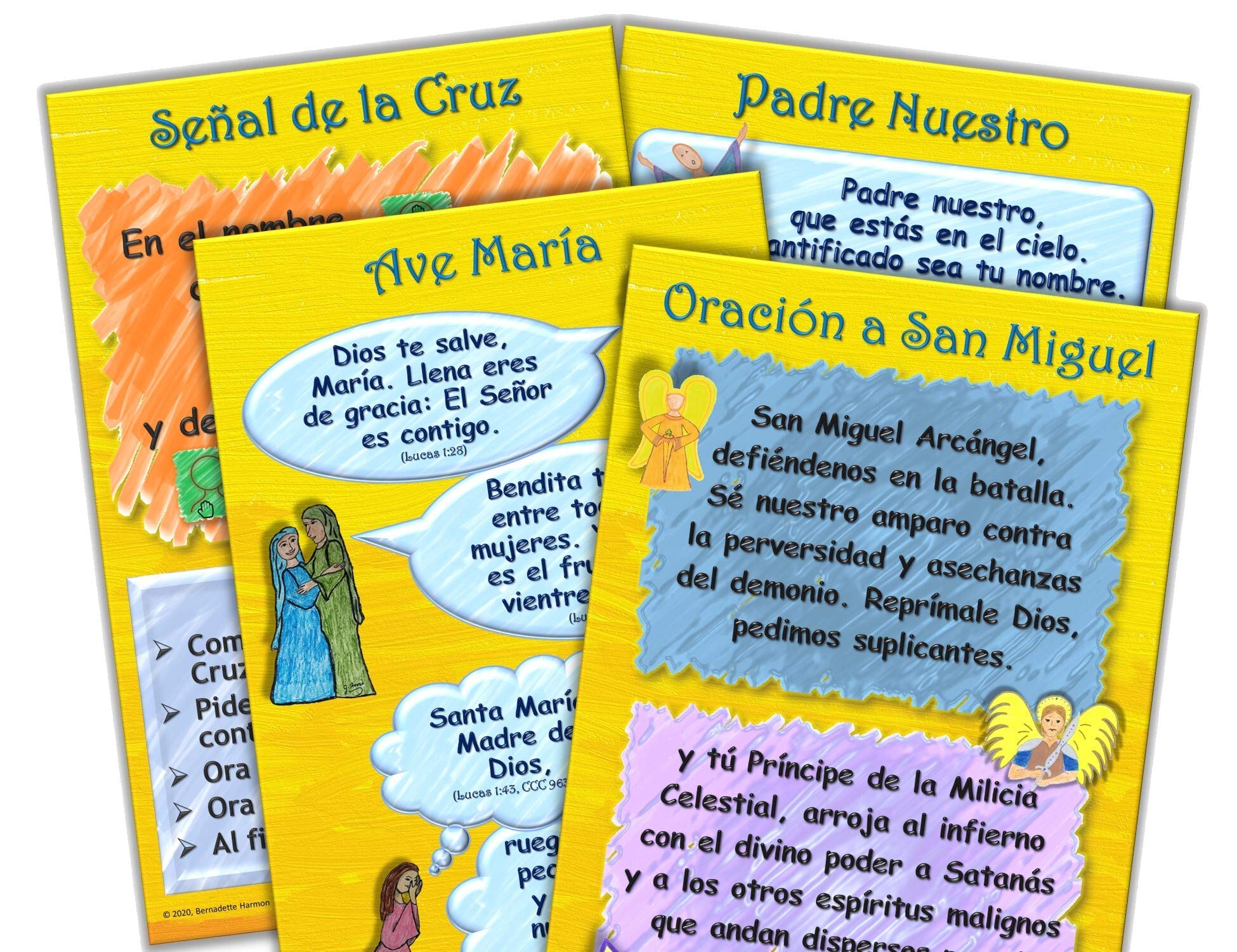 Buy Oraciones de Padre Nuestro, Ave María, Señal de la Cruz, San Miguel