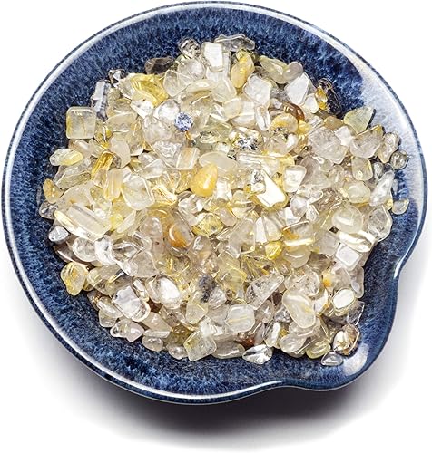 Miniatura 75 de Cherry Tree Collection 1/2 Pound Polished Tumbled Gemstone Chips, Pebbles, Crystal Chips Bulk for Jewelry Making, Healing, Plants, Succulents, Multi