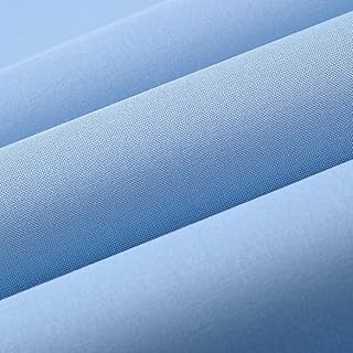 Wooqu Tela para libros, superficie de tela y respaldo de papel, fácil de usar, fuerte, 17 x 29 pulgadas, para encuadernación de libros, color azul bebé