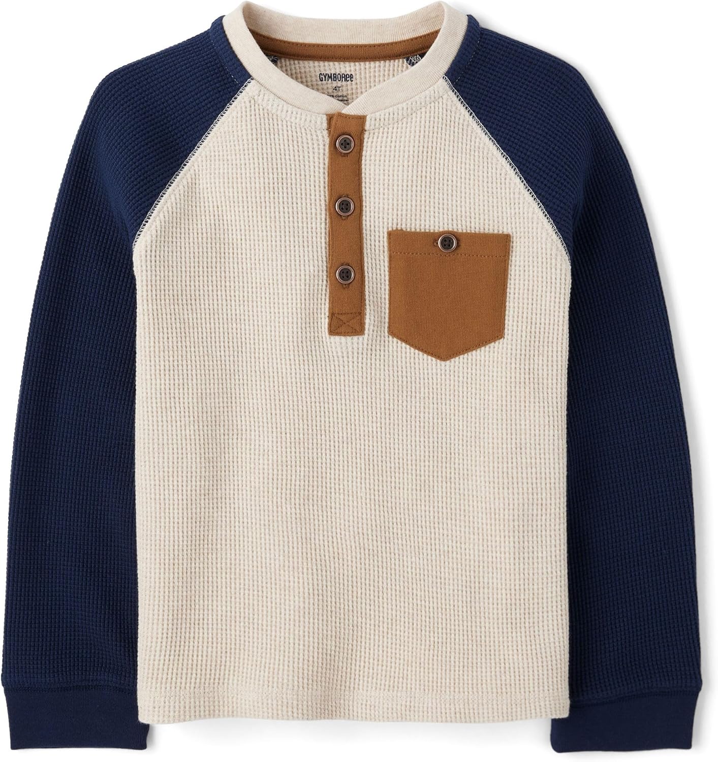 Gymboree Boys and Toddler Long Sleeve Thermal Henley Shirt