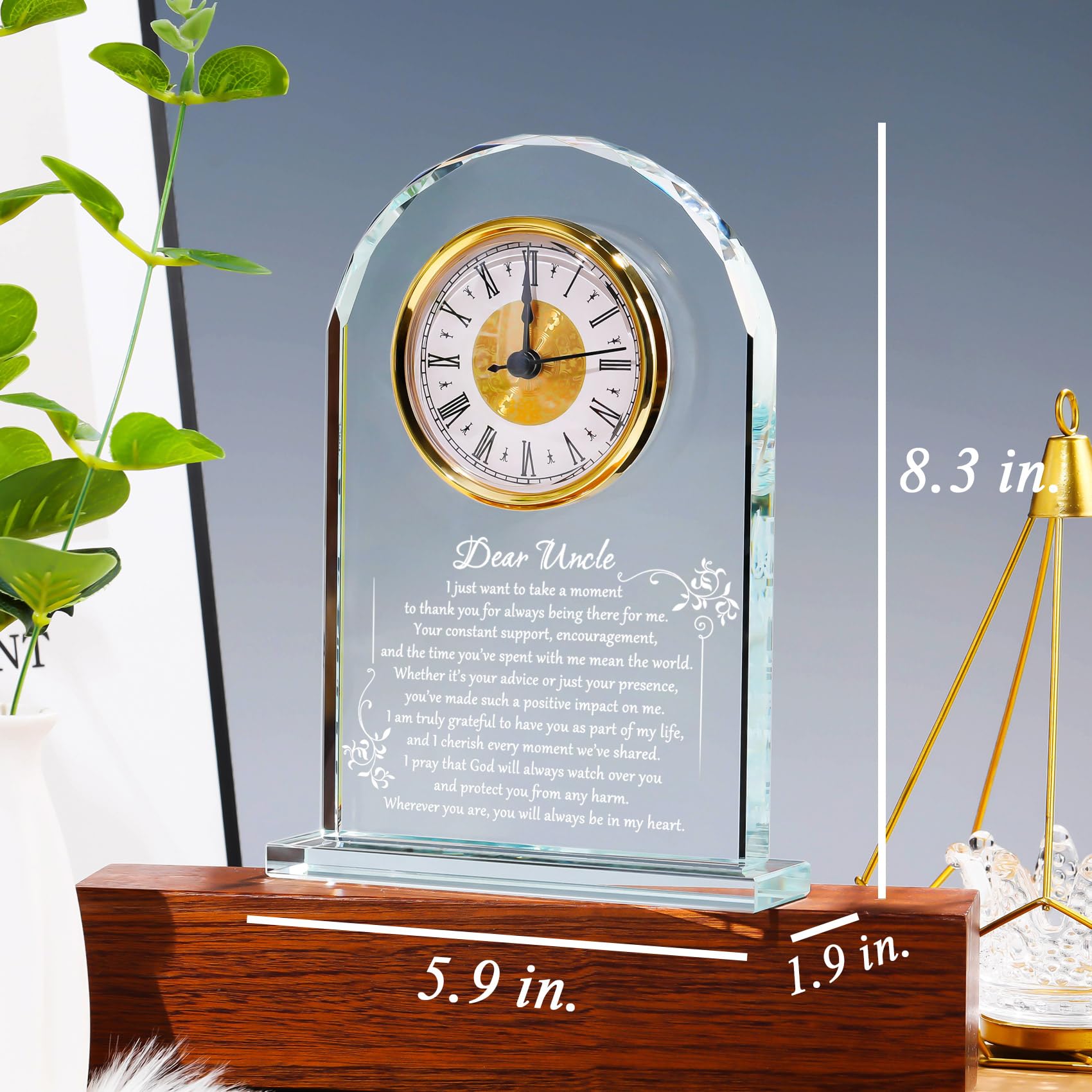 YWHL Uncle Gifts From Niece Nephew - Fathers Day & Birthday Keepsake