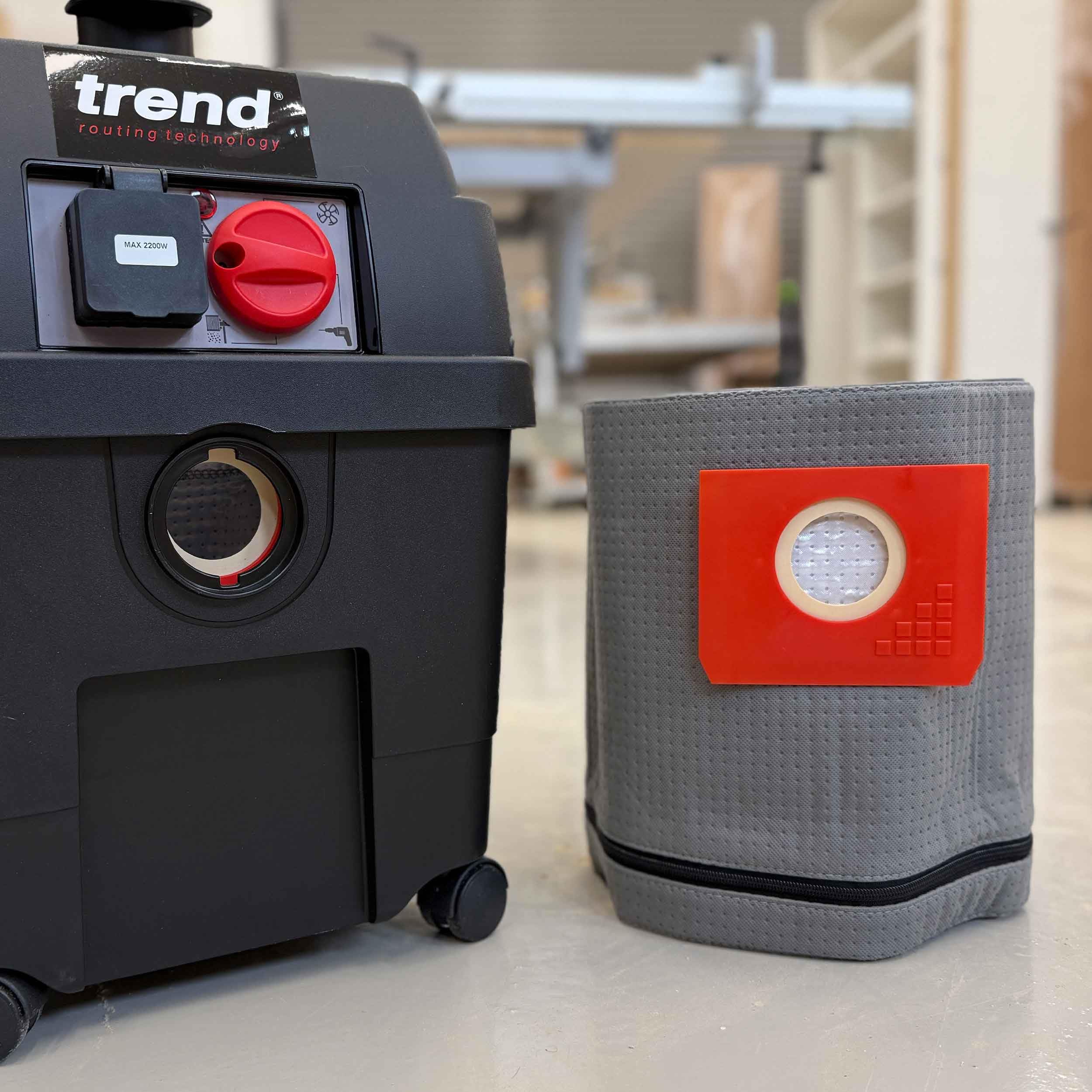 Macam reusable dust bag compatible with Trend T35 and V-TUF Stack Vac dust extractors - Image 4