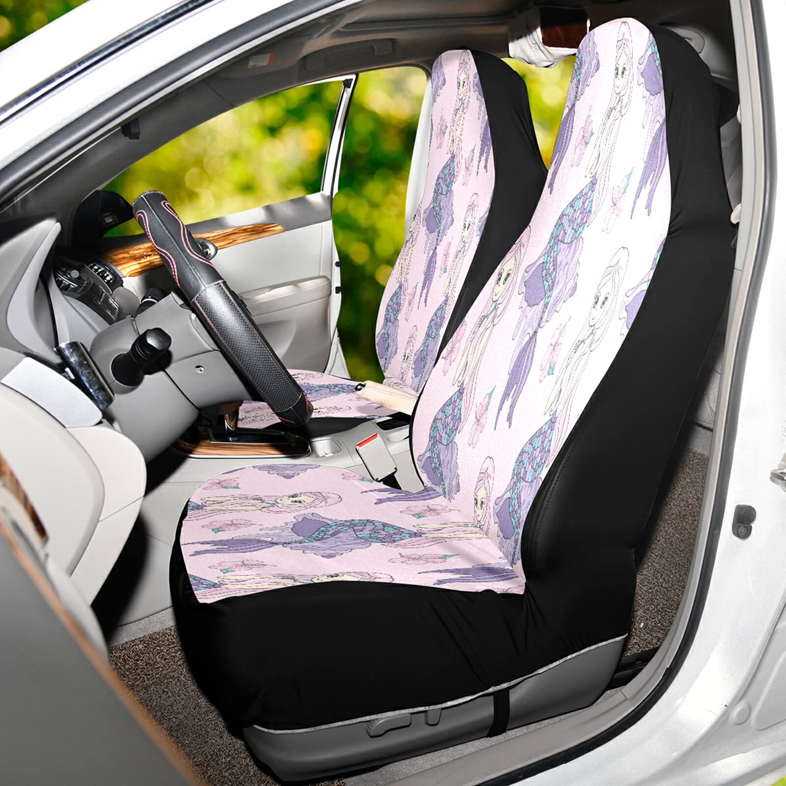Shutterstock_1089379130 Lot de 2 housses de siège de voiture antidérapantes, respirantes, imperméables et imperméables