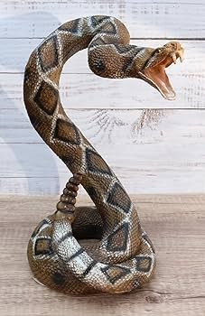 Amazon.co.jp: Ebros Gift リアルな凶暴な攻撃ダイヤモンドバック