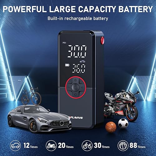 Miniatura 4 de Inflador de neumáticos para coche