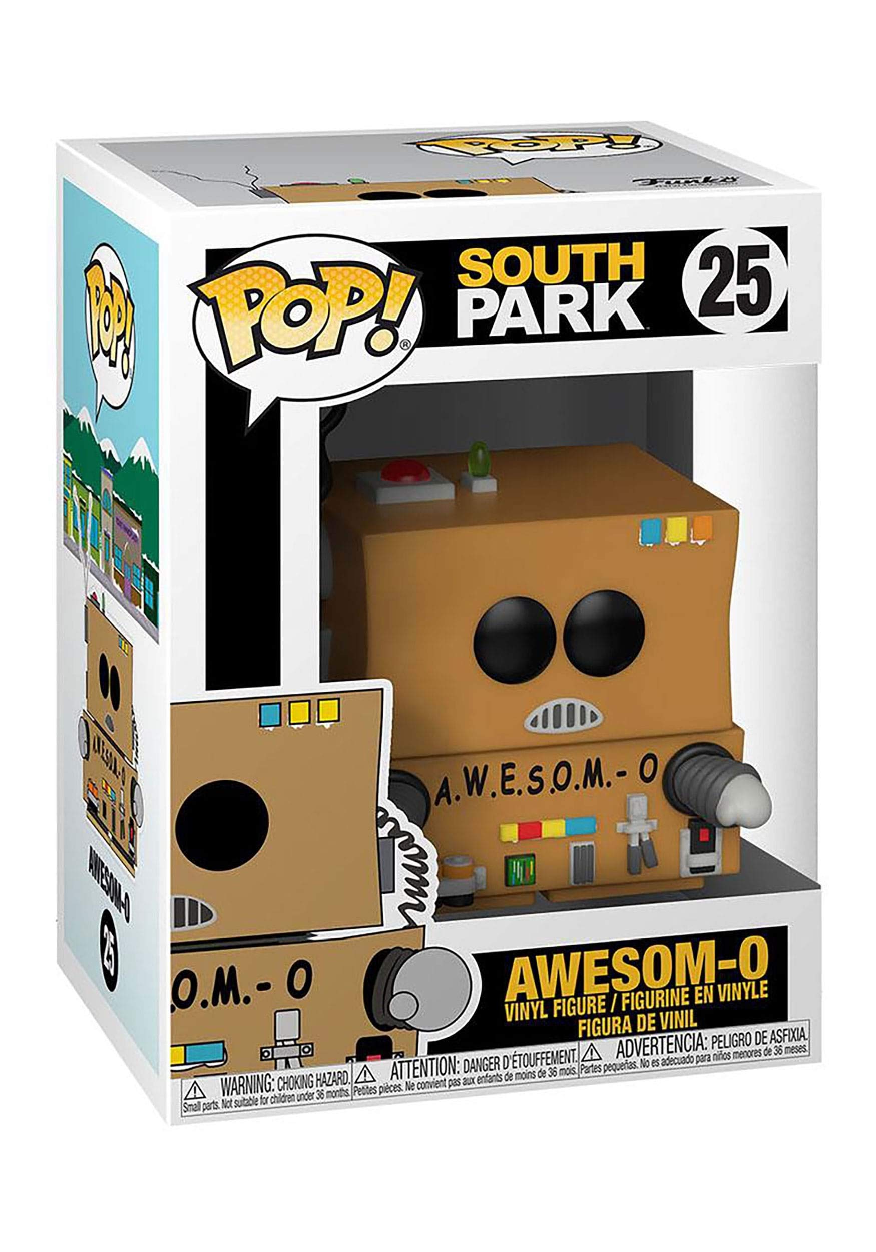 Funko Pop! Animation: South Park-Awesom-O - Eric Cartman - Figura in Vinile da Collezione - Idea Regalo - Merchandising Ufficiale - Giocattoli per Bambini e Adulti - TV Fans