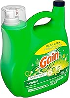 Vista 56 de Gain + Aroma Boost - Detergente líquido para ropa, aroma original, 78 cargas, 113 onzas líquidas, compatible con lavadoras de alta eficiencia