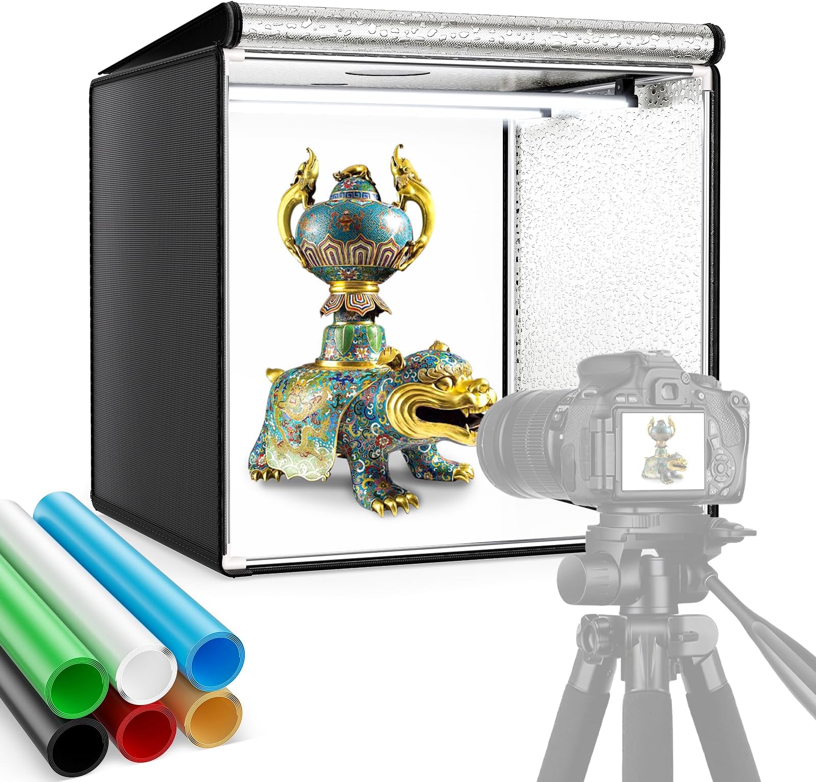 NEEWER Photo Studio Luce Scatola 50x50cm Tenda Luce di Ripresa NEEWER Photo Studio Luce Scatola 50x50cm Tenda Luce di Ripresa