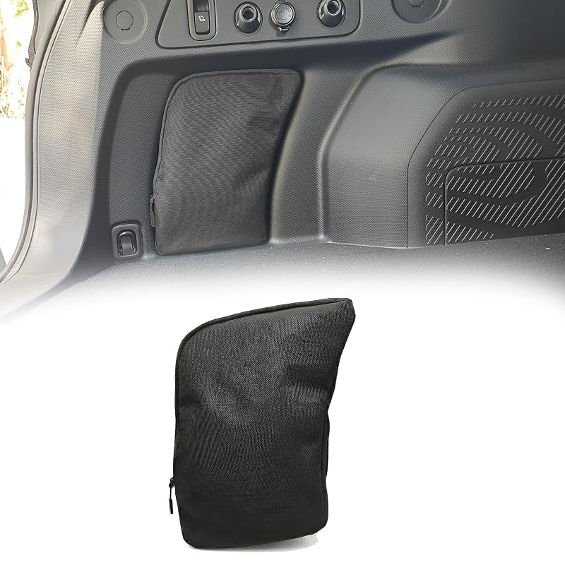 Organizador de Porta-Malas com Bolso Lateral em Oxford 600D TulinTulin para Subaru Forester SL 2025–2026, Lado do Motorista, Preto