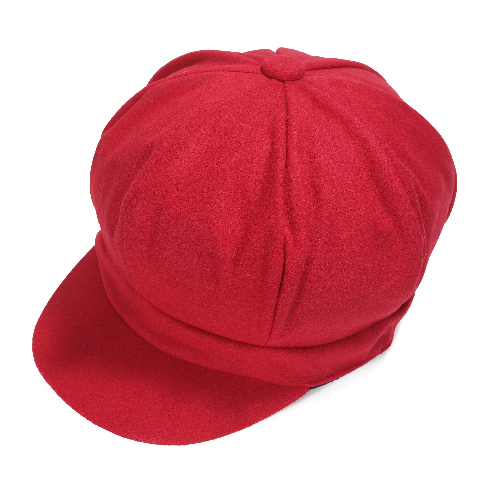 Womens Classic Newsboy Caps Visor 8 Panel Gatsby Cabbie Hat 
