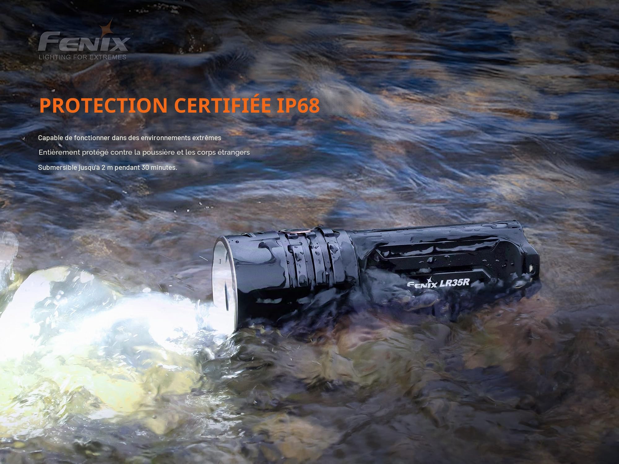 FENIX LR35 Torche LED 10000 Lumen