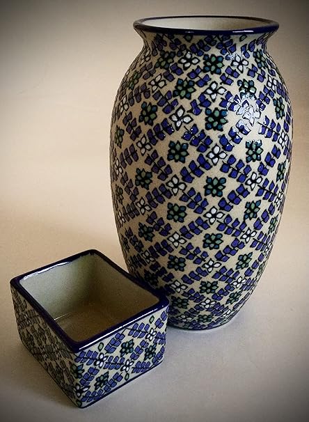 Amazon Co Jp おしゃれ 花瓶 高級 花柄 陶器 一輪挿し メキシコ 輸入品 置物 飾り フラワー インテリア 結婚 記念 ギフト 新築 祝い 誕生日 プレゼント サイズ Cm 高18 直径11